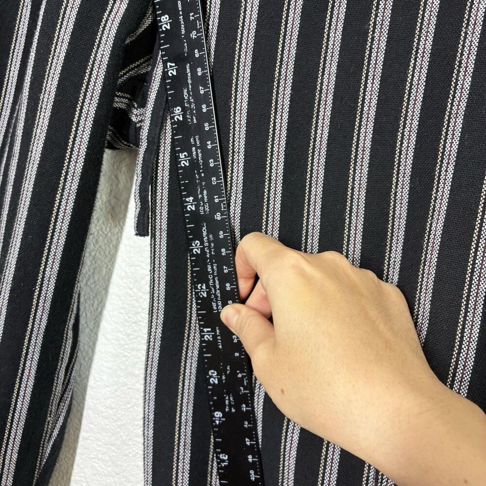 KUT From The Kloth cotton Pull On jogers M Black Stripe Ankle Elastic Waist - Picture 8 of 14